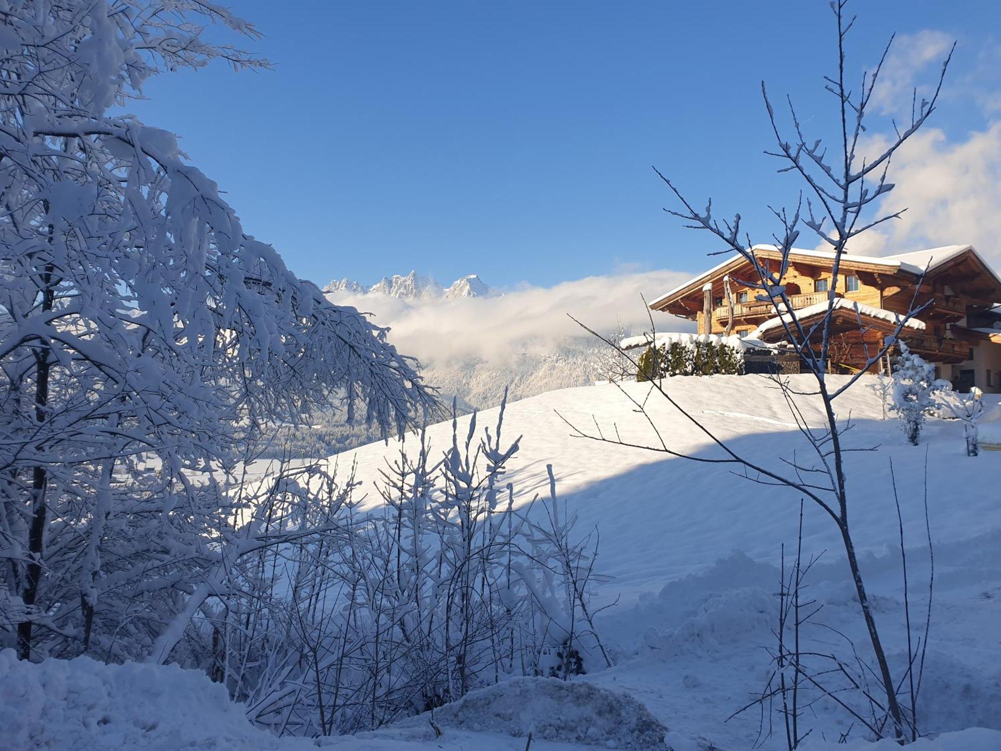 Griesbachhof-Wilder Kaiser โอแบร์นดอร์ฟ อิน ทิโรล ภายนอก รูปภาพ